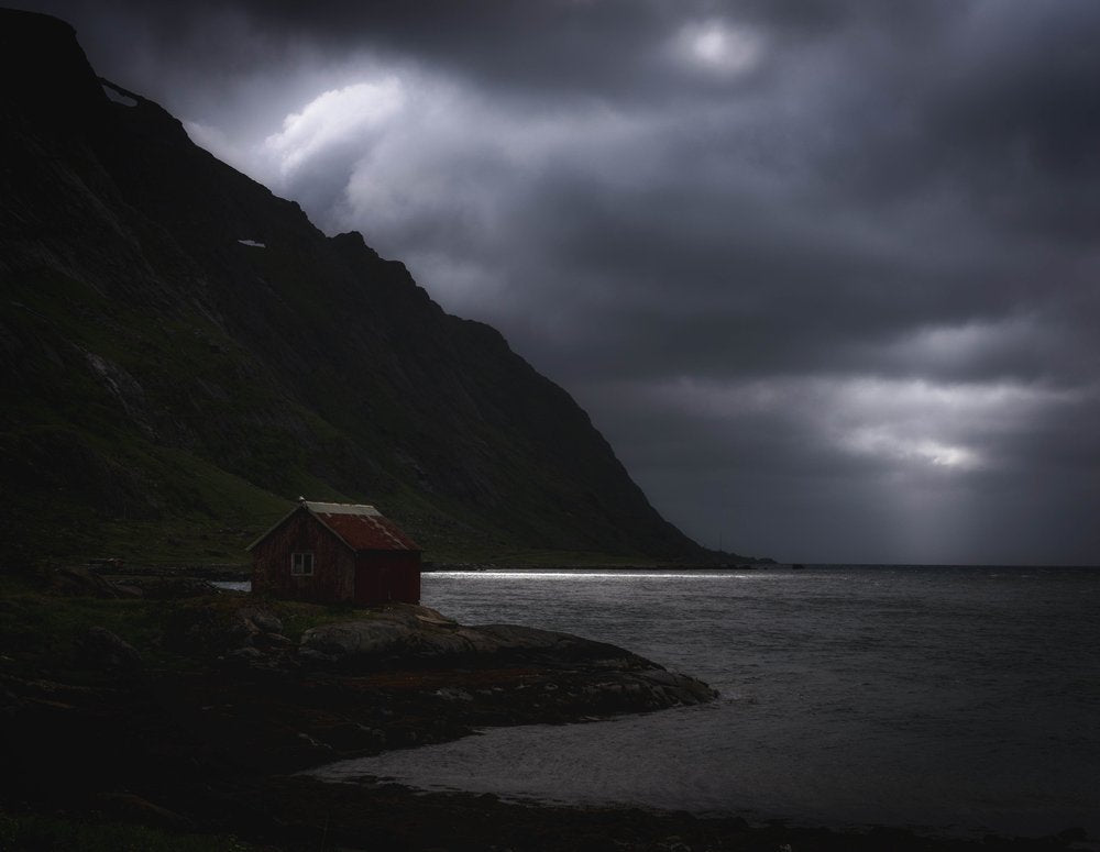 Dramatic Coastal Cabin