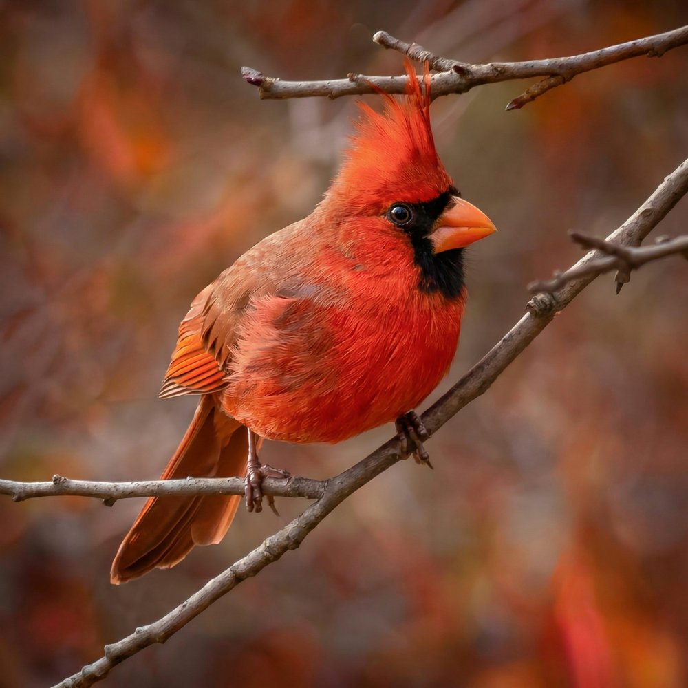 Vibrant Red Cardinal