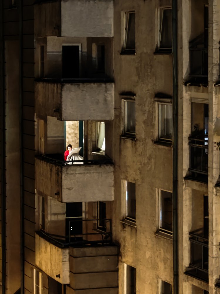 Urban Night Solitude
