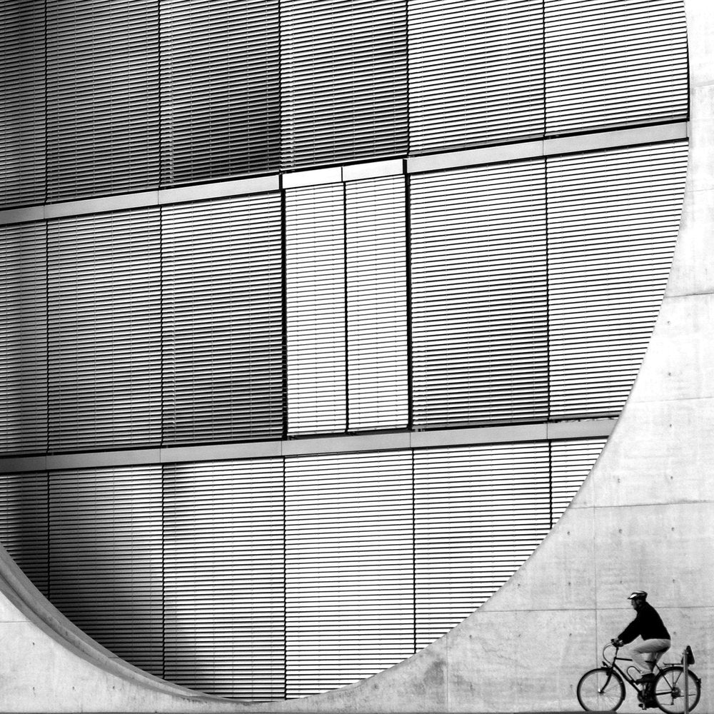 Curved Concrete Cyclist