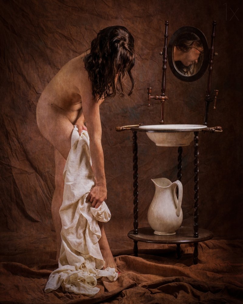 Woman At Washstand