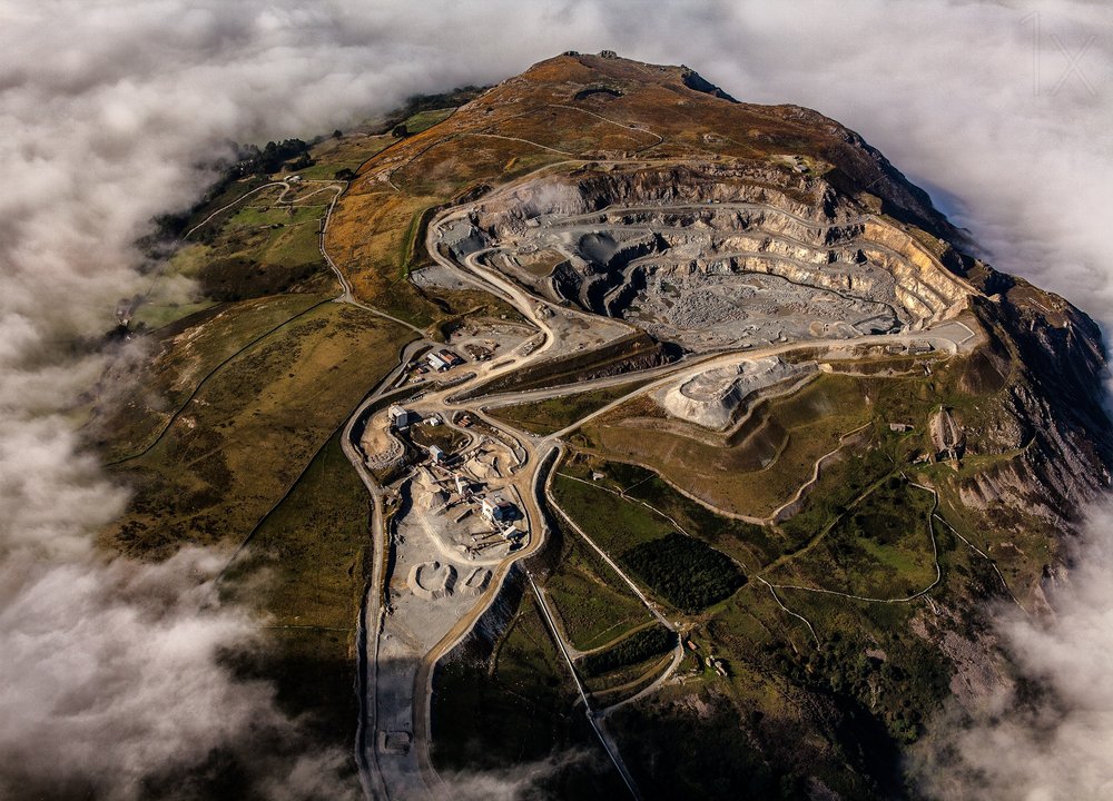 Aerial Mine Landscape