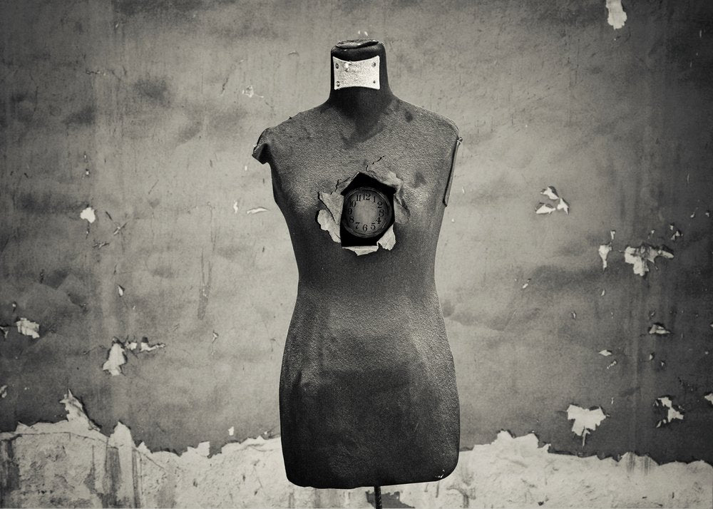 Vintage Mannequin Clock