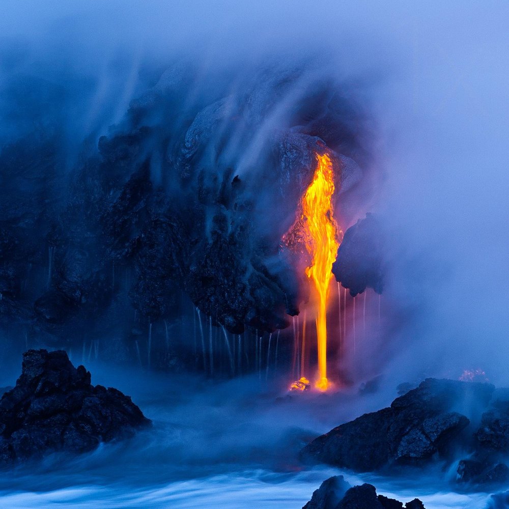 Molten Lava Ocean Glow