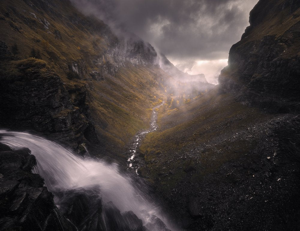 Misty Mountain Waterfall