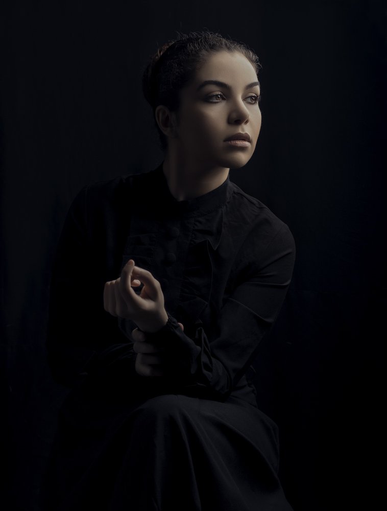 Pensive Woman Portrait