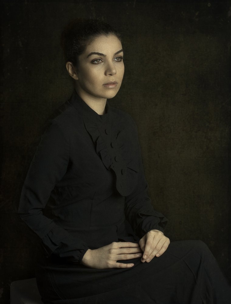 Pensive Woman Portrait