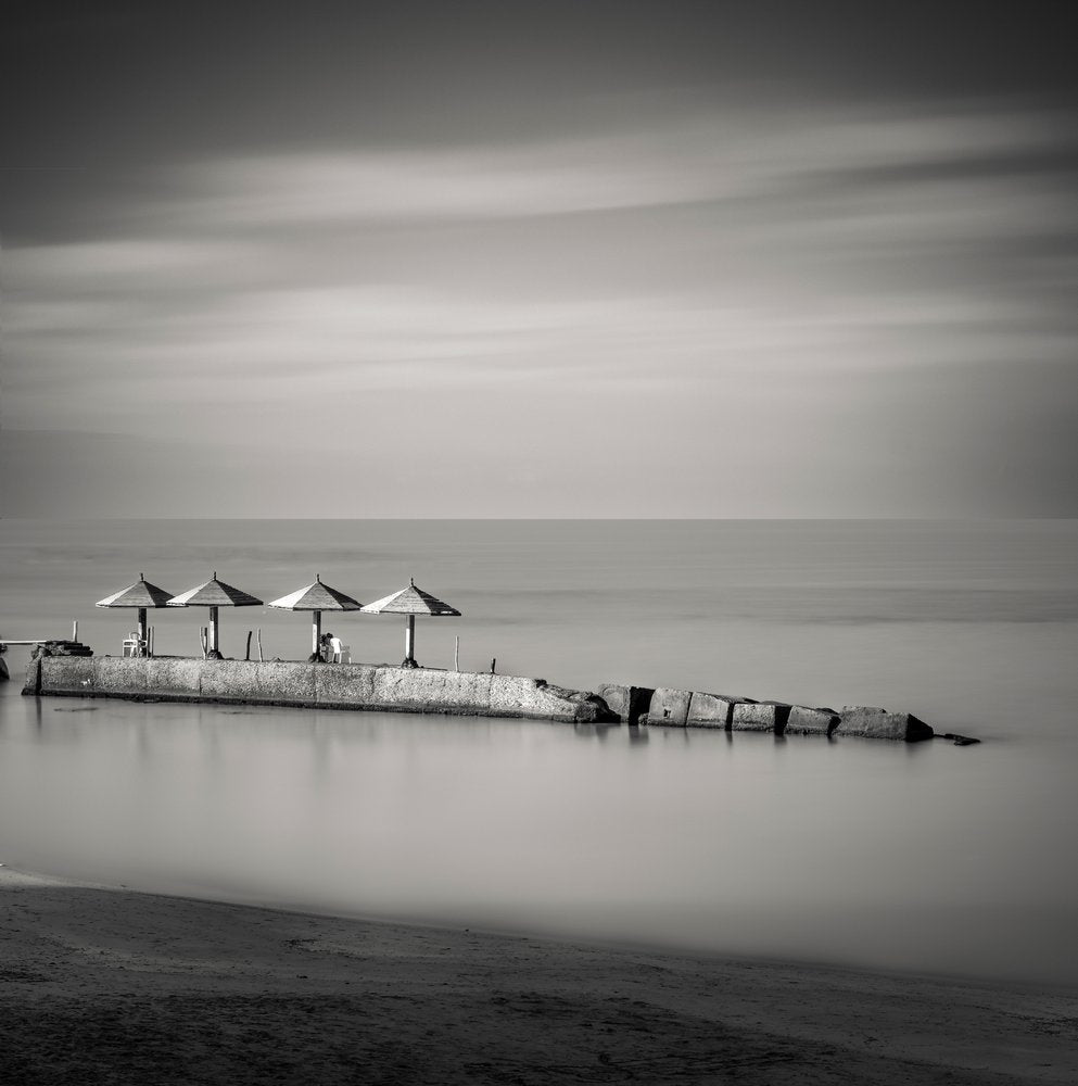 Calm Beach Pier