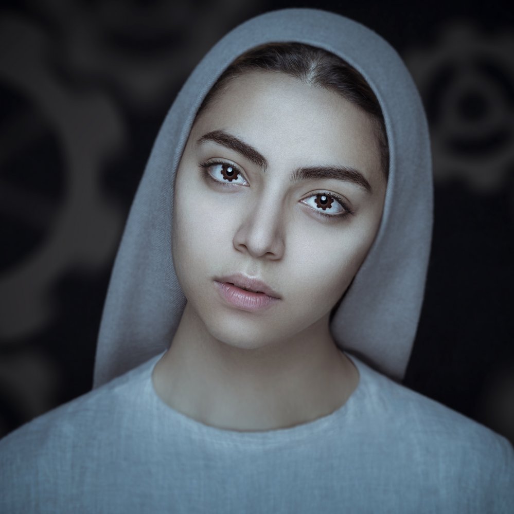 Woman With Gear Eyes