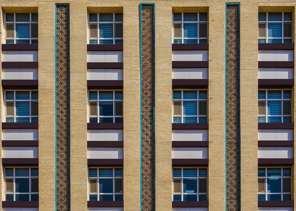 Symmetrical Building Facade