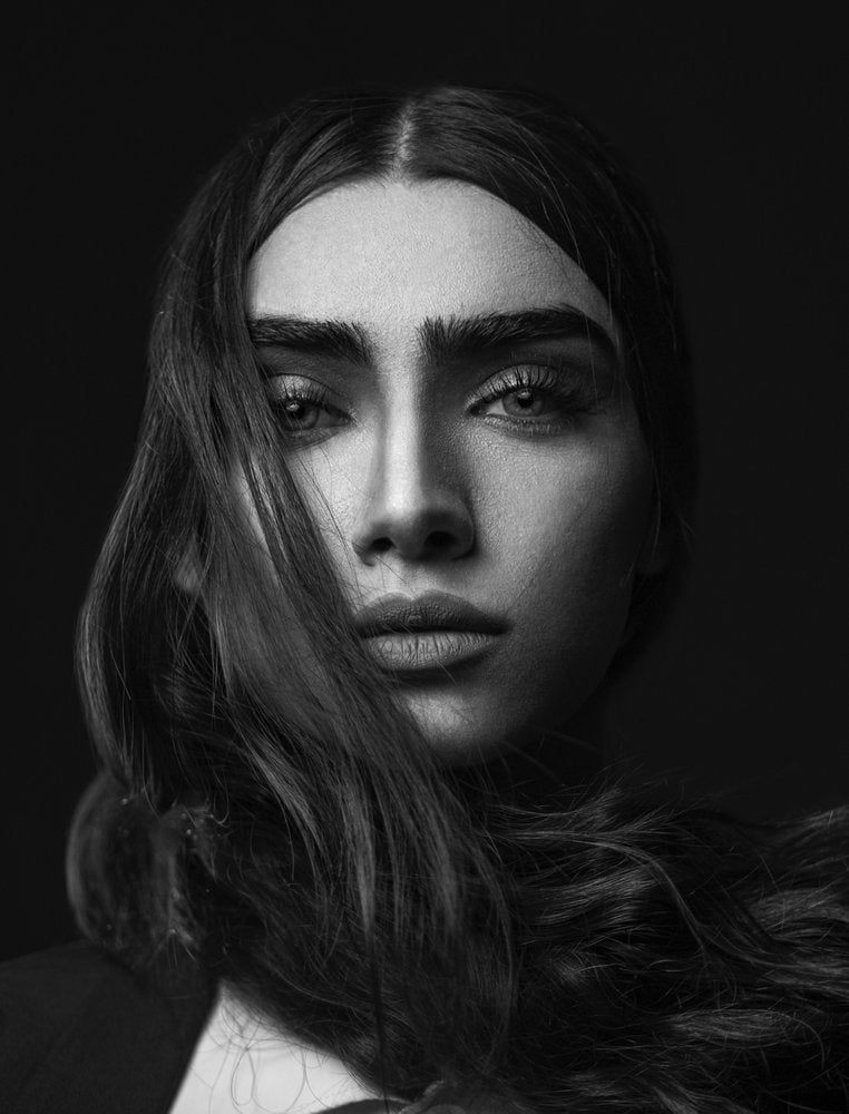 Intense Monochrome Gaze