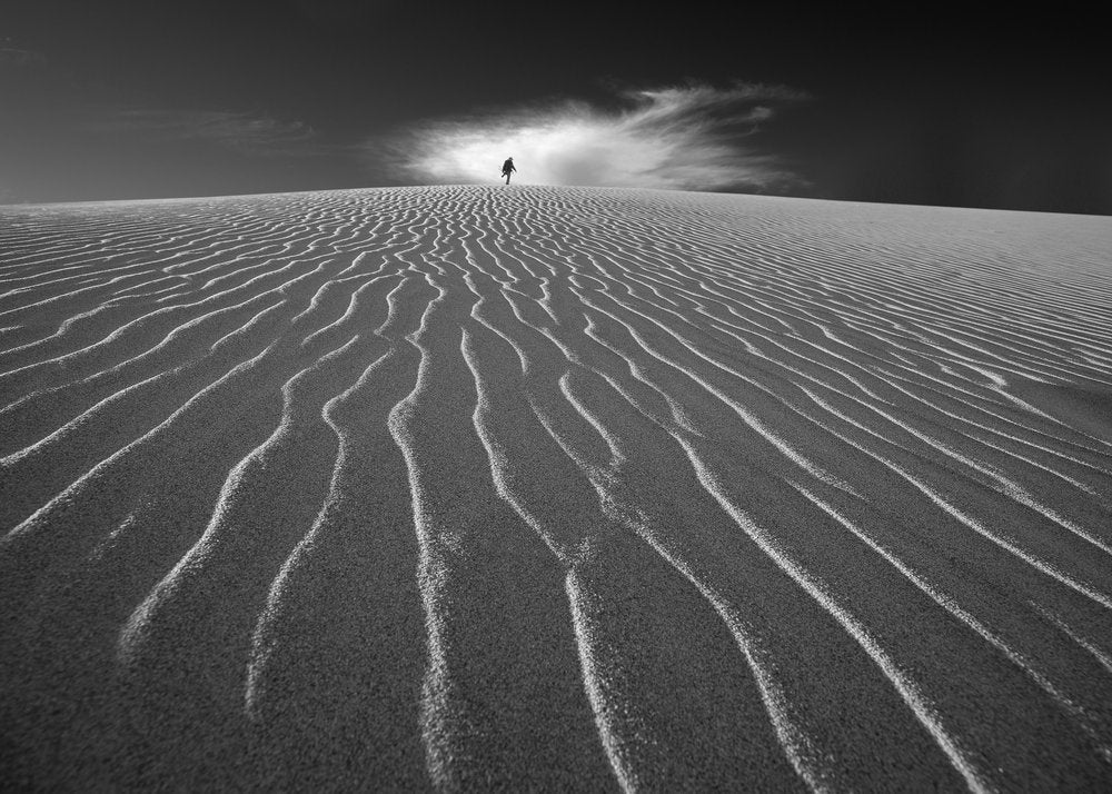 Solitary Desert Walk
