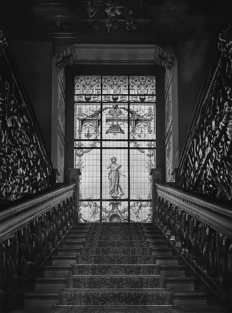Grand Stained Glass Staircase