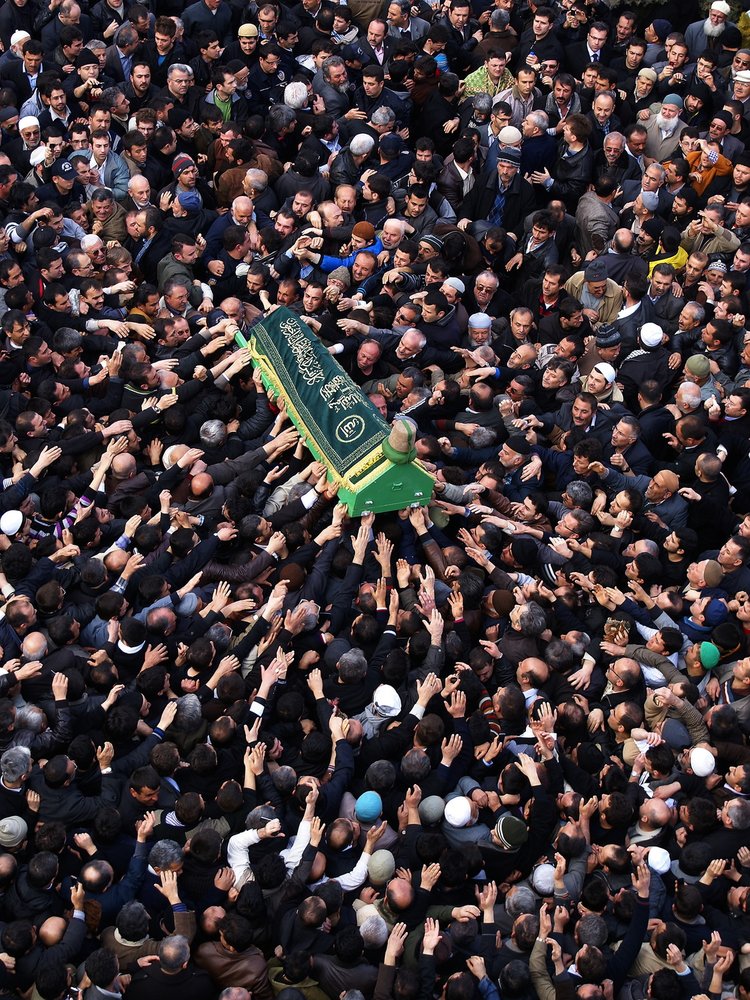 Solemn Funeral Procession