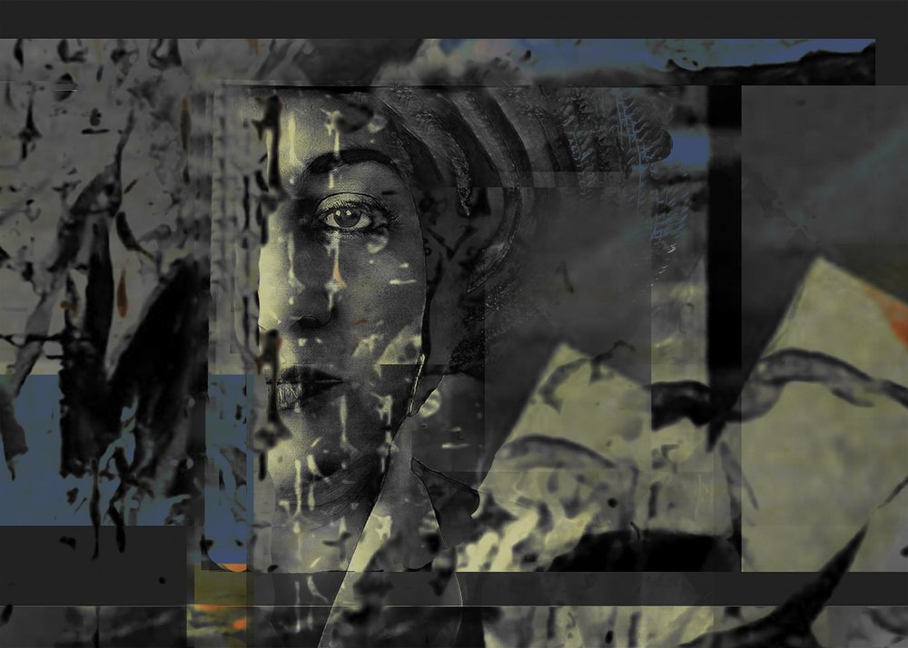 Mysterious Fragmented Portrait