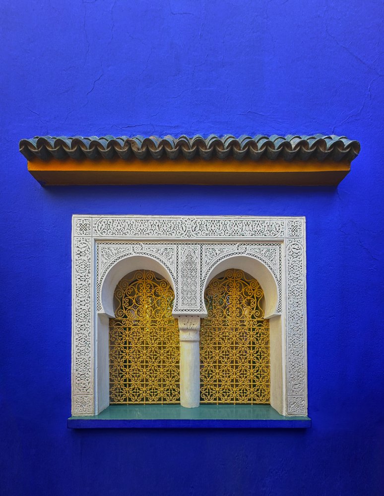 Majorelle Blue Window
