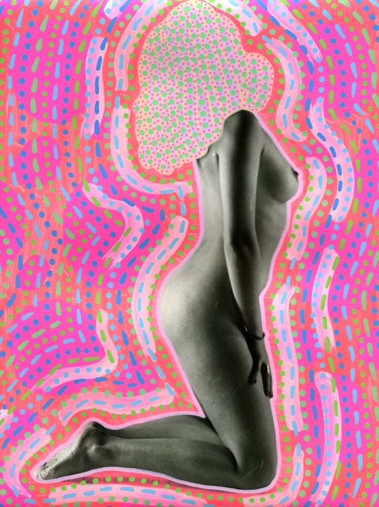 Vibrant Pink Nude Figure