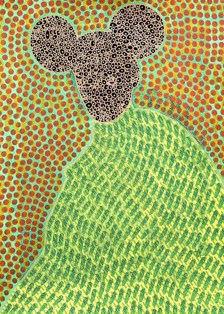Whimsical Dotted Mouse