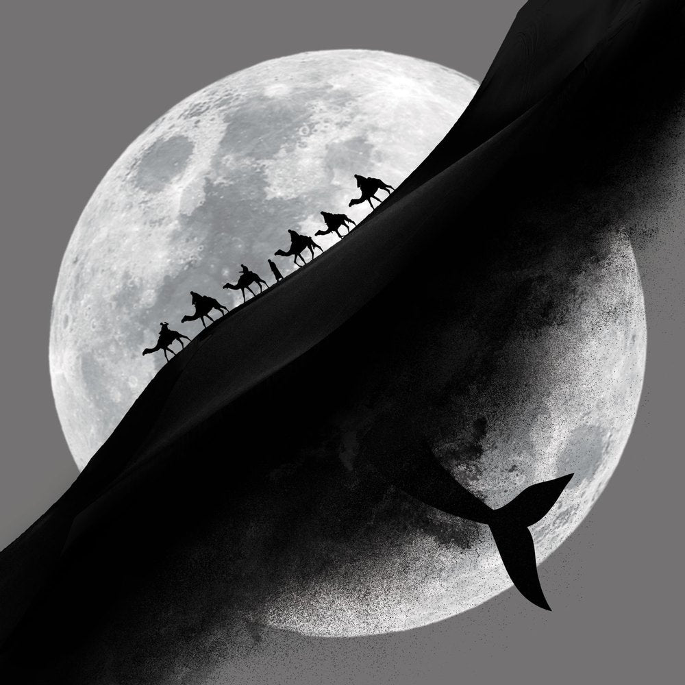 Moon Whale Desert Journey