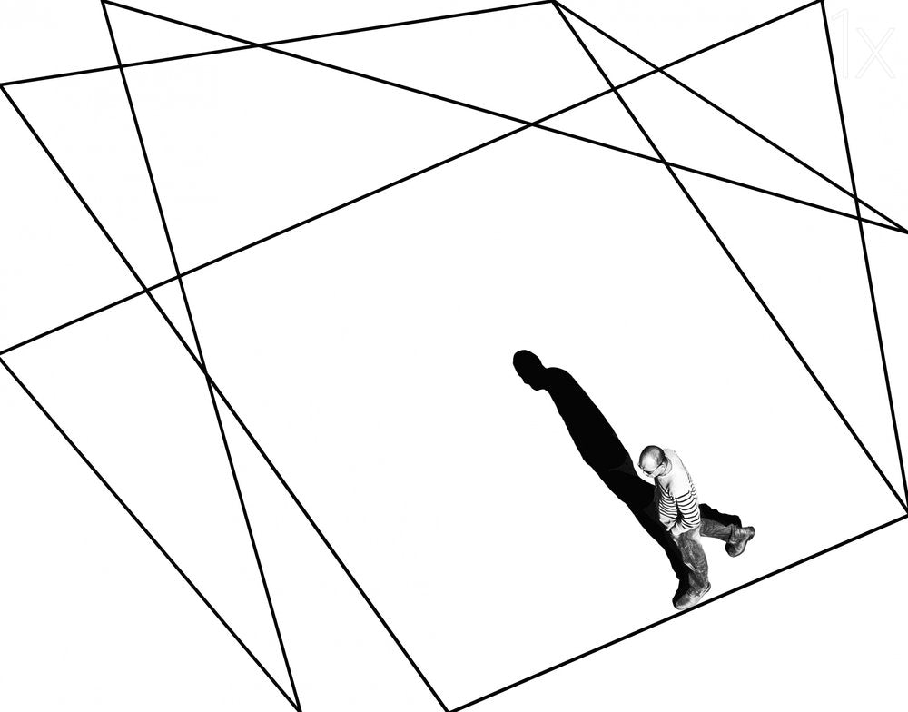Man with Long Shadow