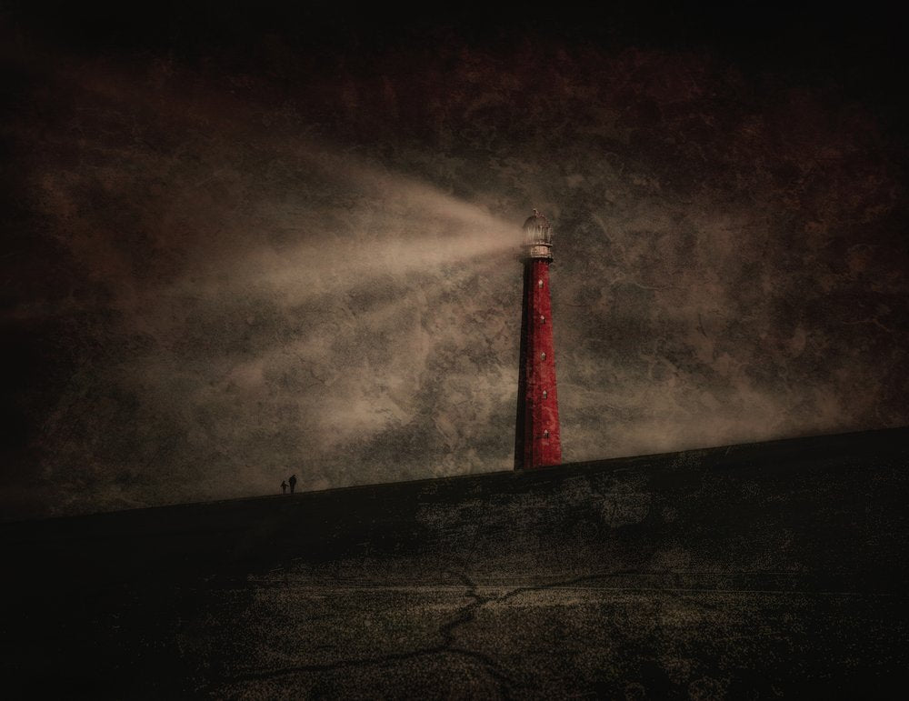Red Lighthouse Beam