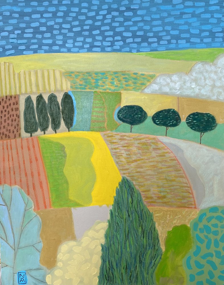 Colorful Patchwork Landscape