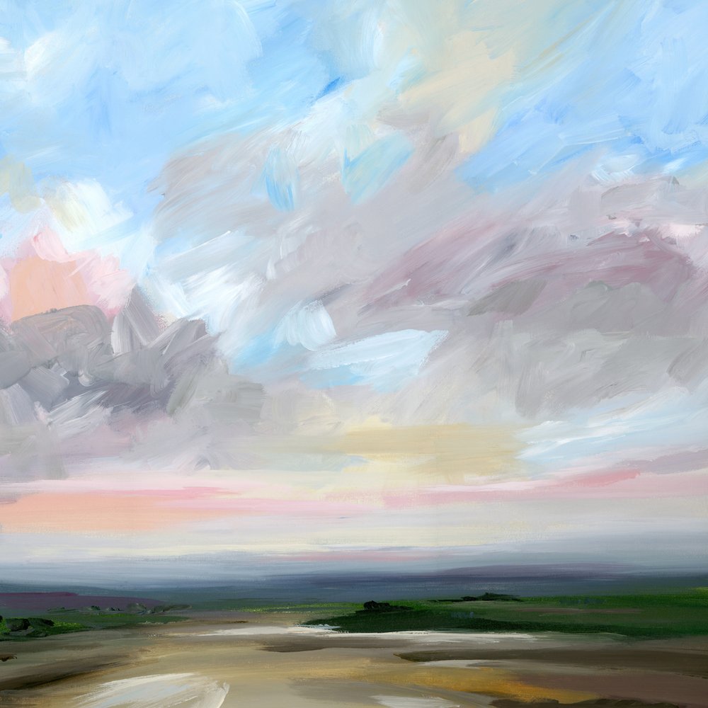 Blush Sky Landscape