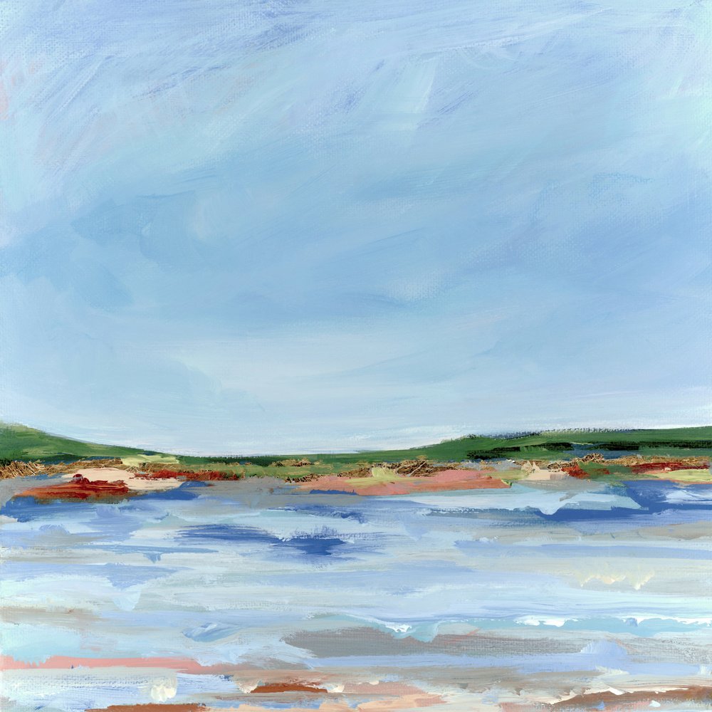 Abstract Coastal Serenity