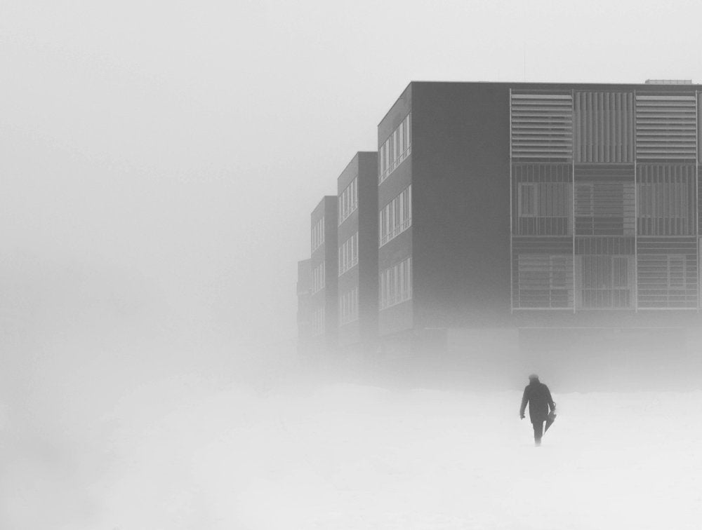 Solitary Fog Walk
