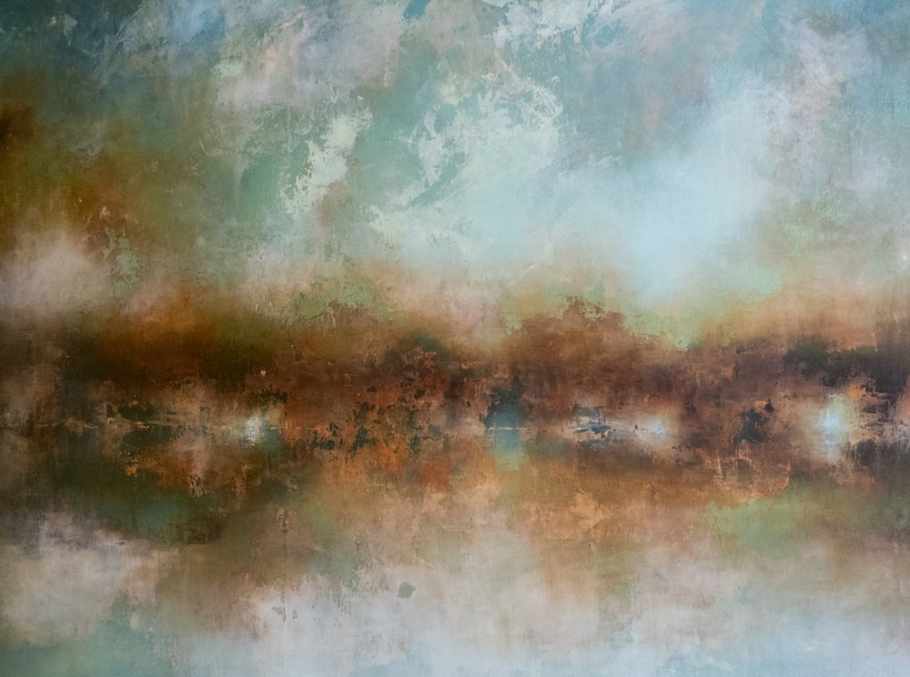 Misty Abstract Landscape