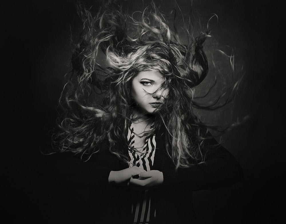 Dramatic Hair Portrait