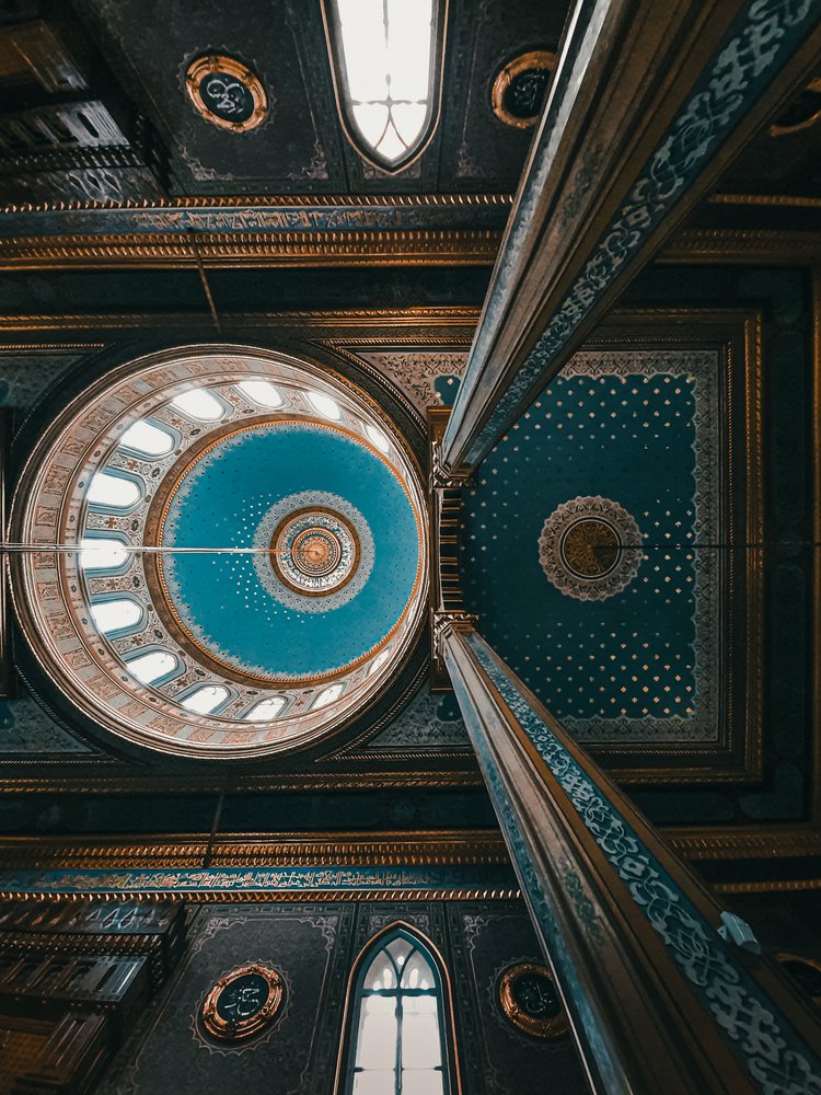 Grand Blue Dome Interior