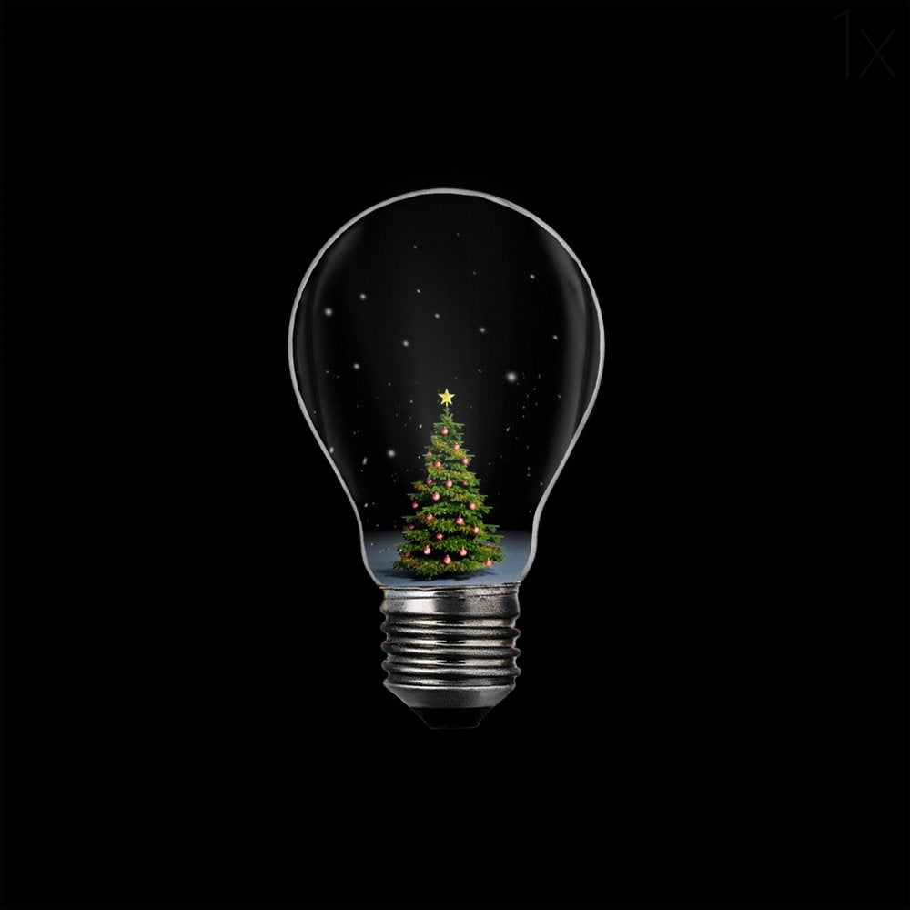 Festive Light Bulb Scene