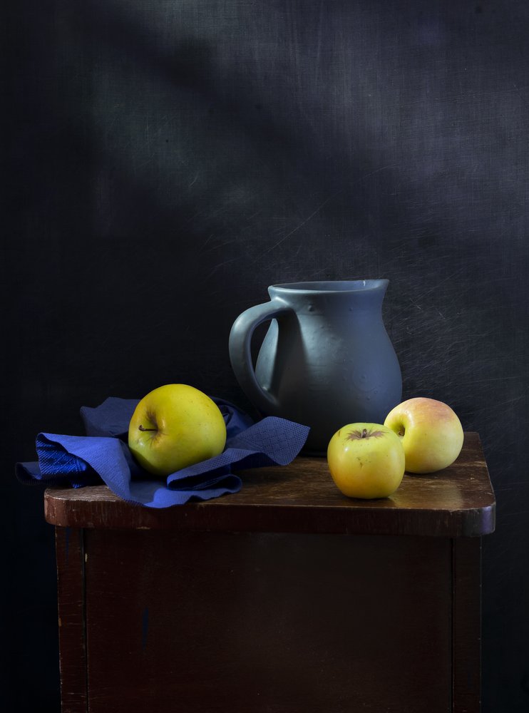 Moody Apples Still Life