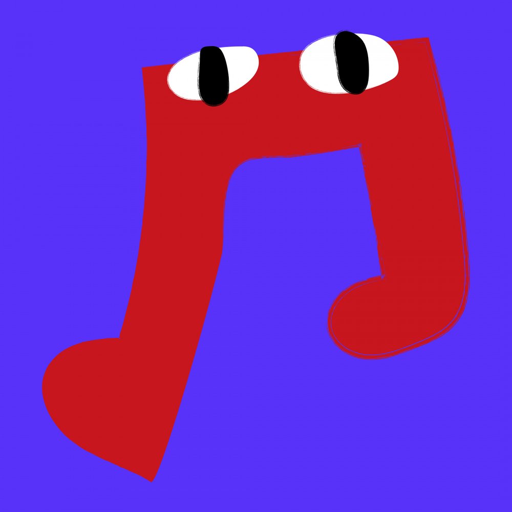 Playful Music Note Eyes