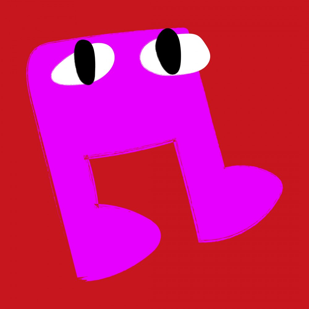Cute Pink Music Note