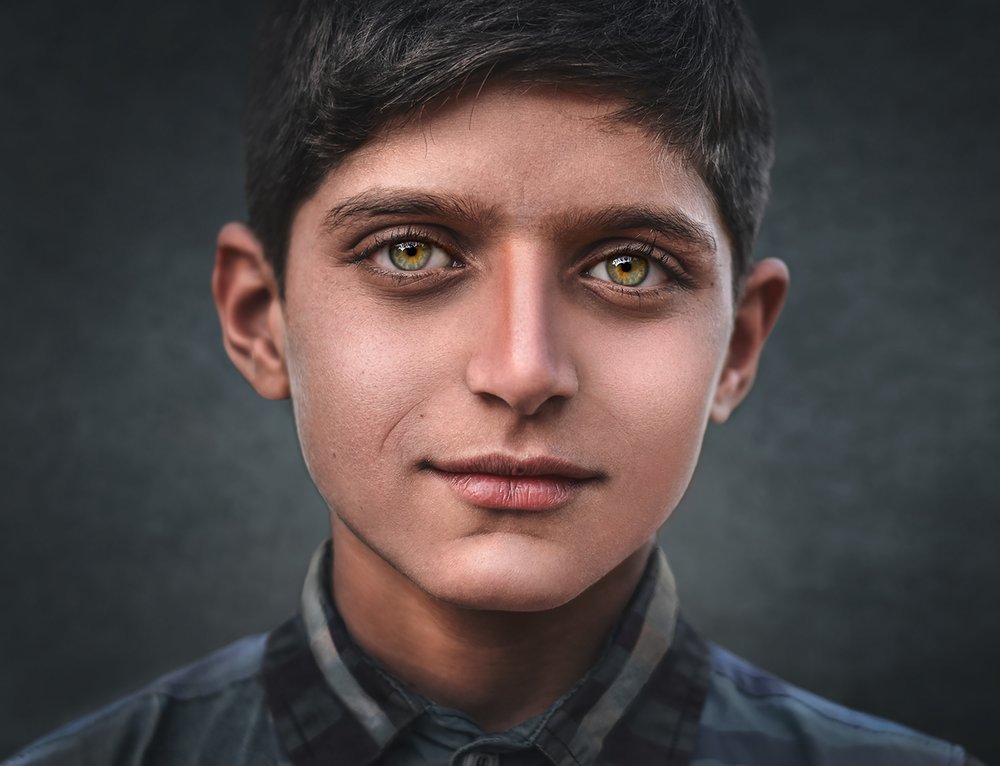 Intense Green Eyes