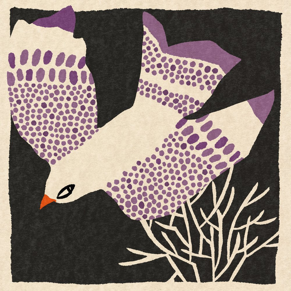 Flying Purple Bird