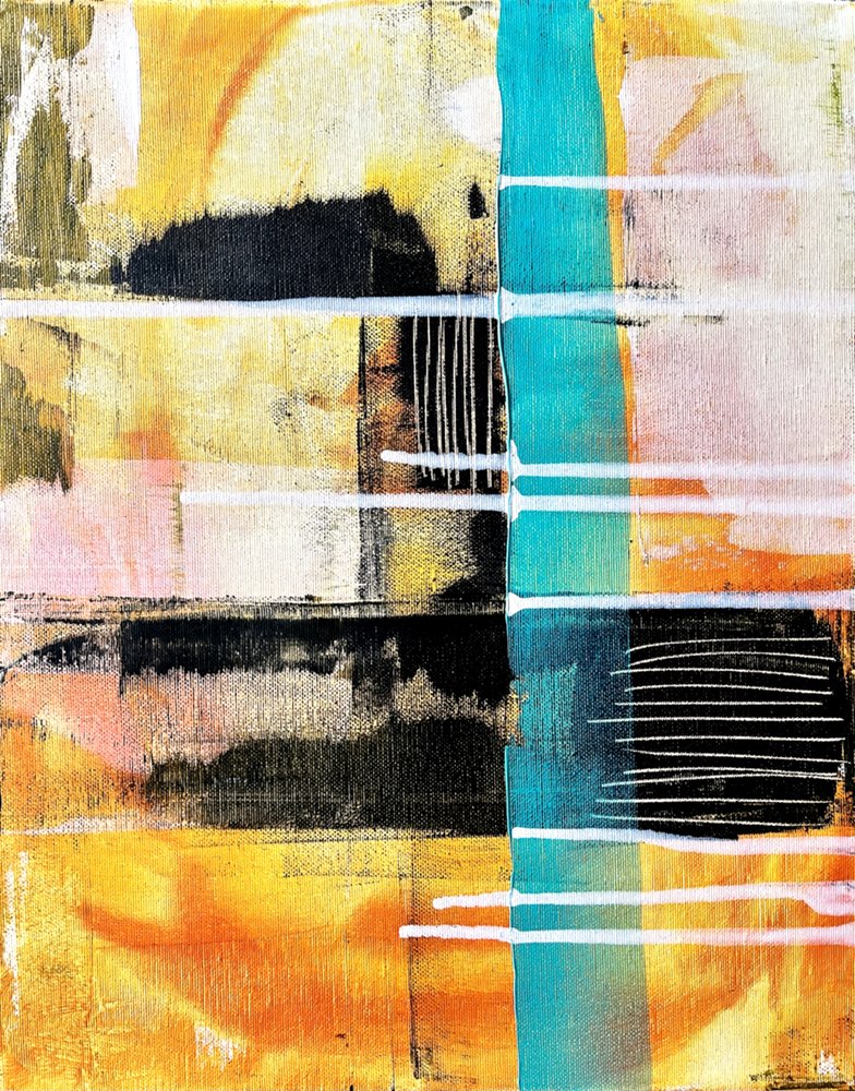 Vibrant Geometric Abstract
