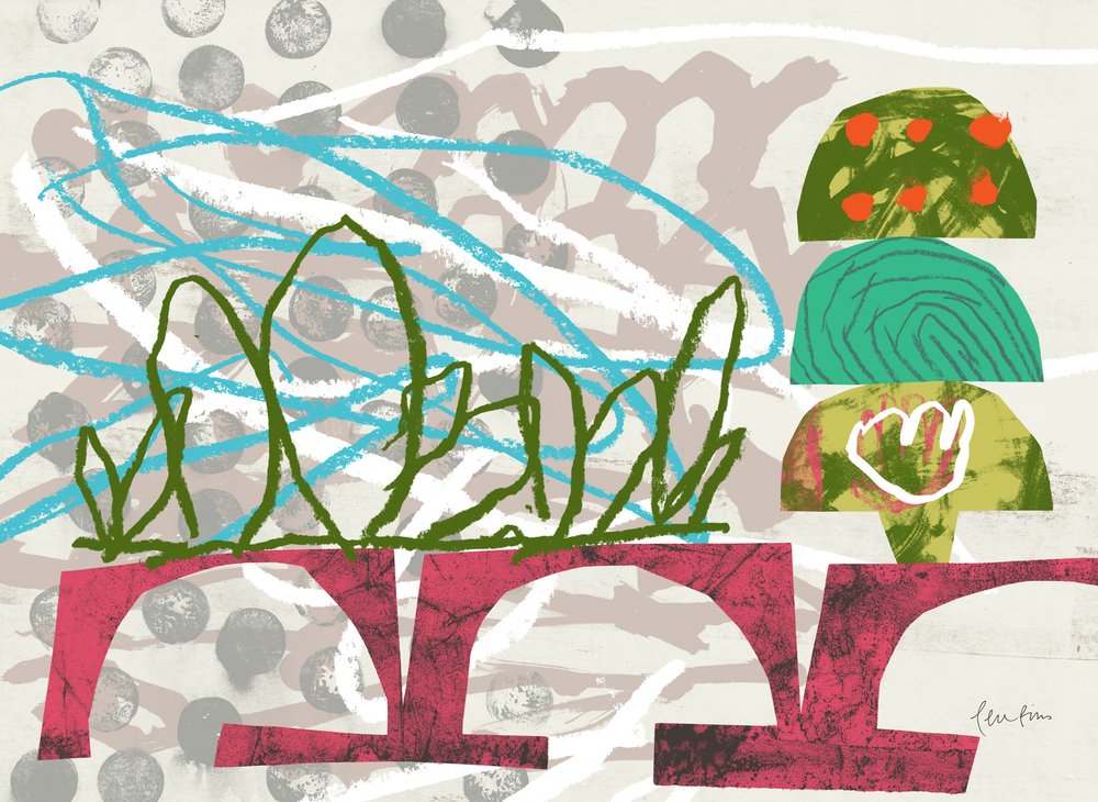 Colorful Abstract Landscape