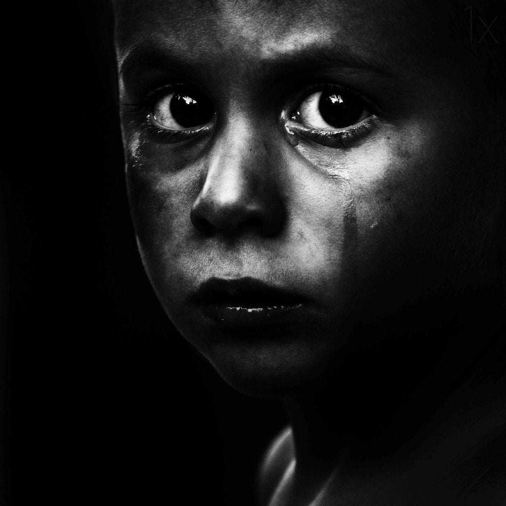 Crying Child Portrait