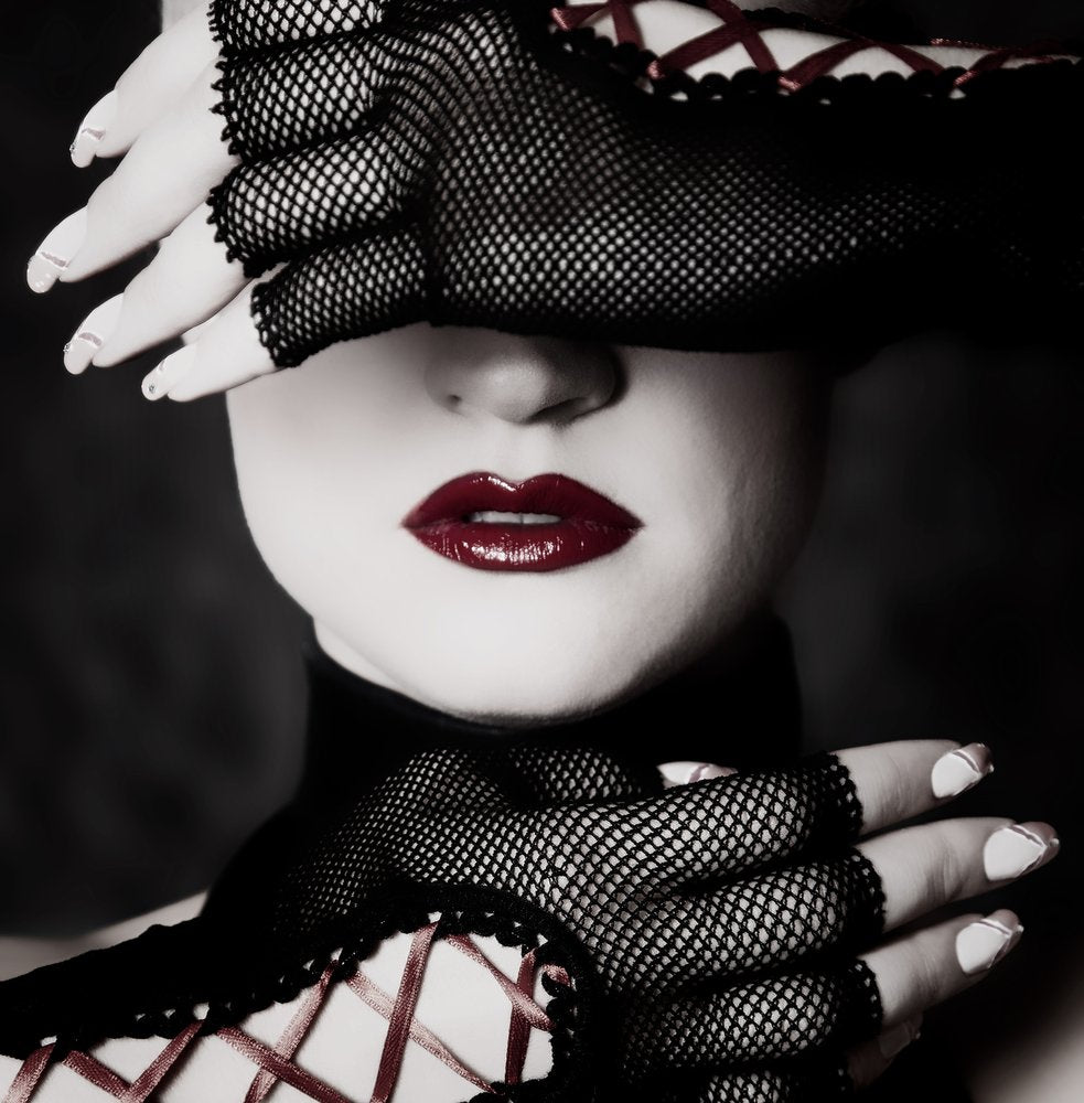 Mysterious Red Lips