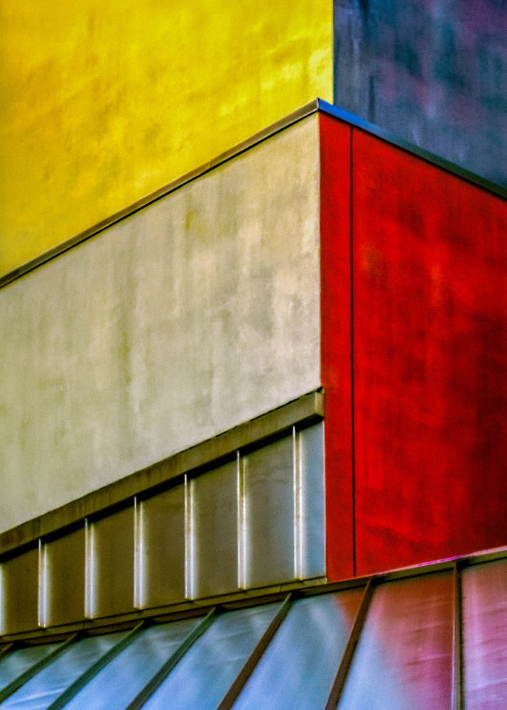 Colorful Geometric Building