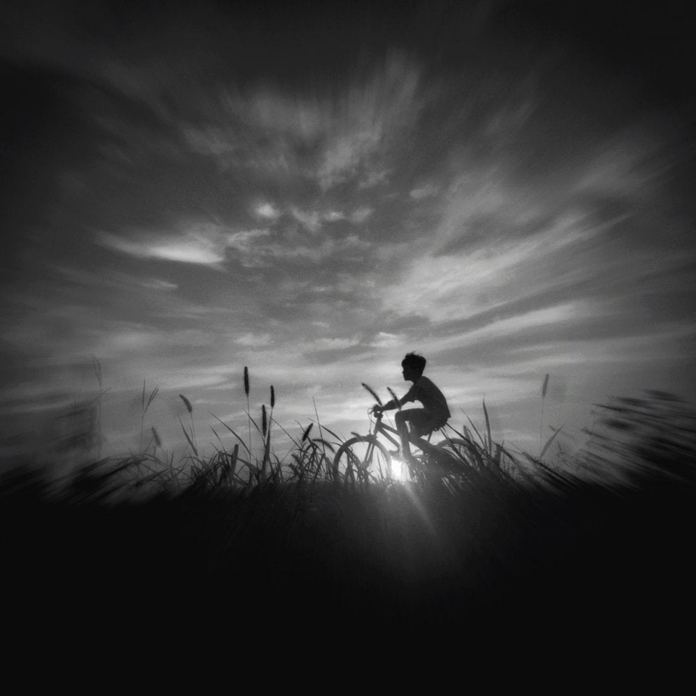 Childhood Bike Ride Sunset