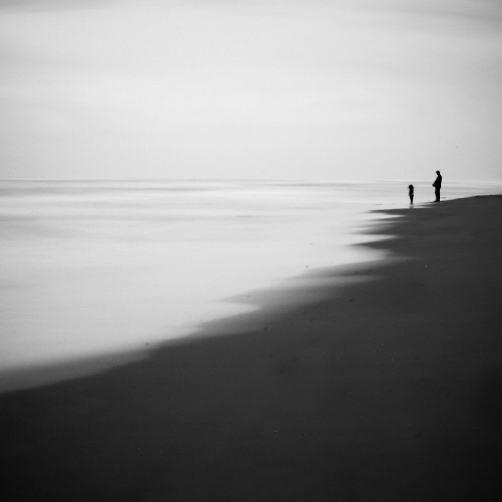Serene Beach Silhouettes