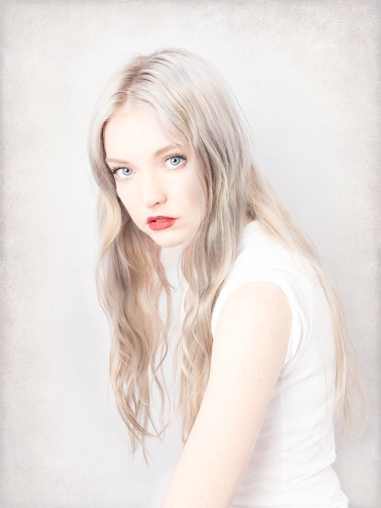 Blonde Woman's Gaze