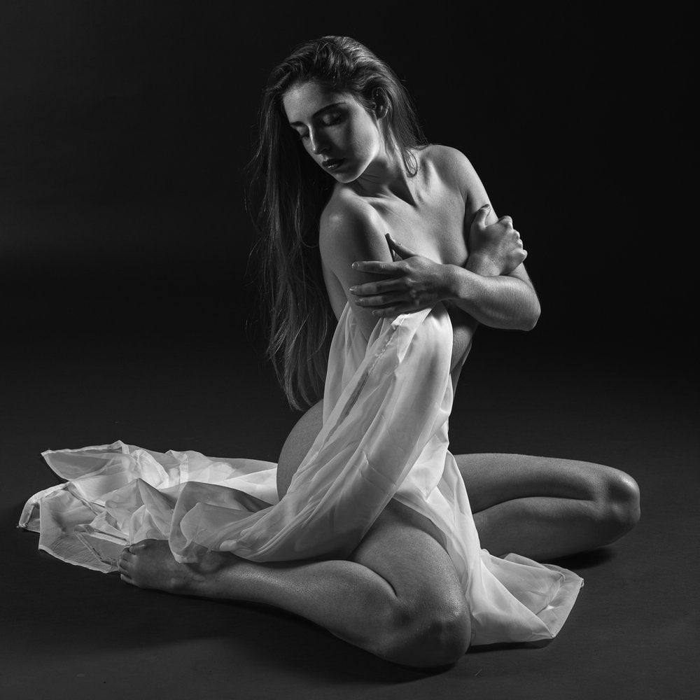 Ethereal Draped Portrait