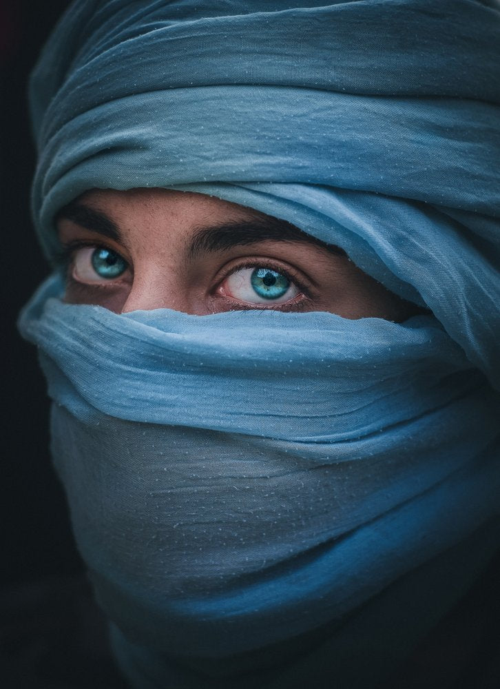 Striking Blue Gaze