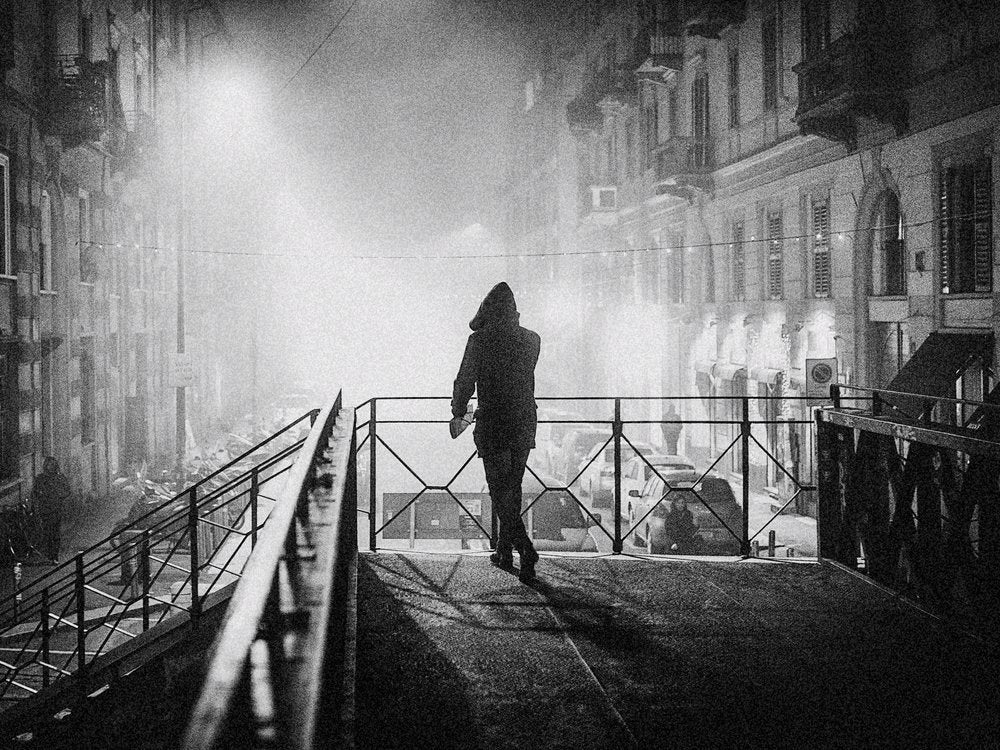 Foggy City Night