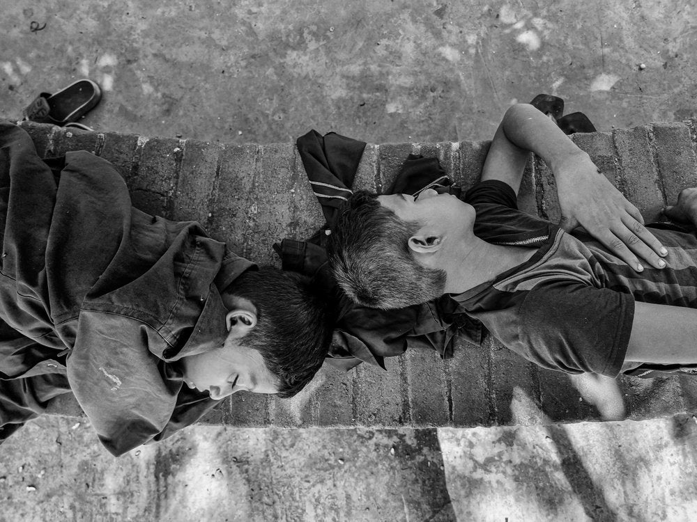 Peaceful Street Nap